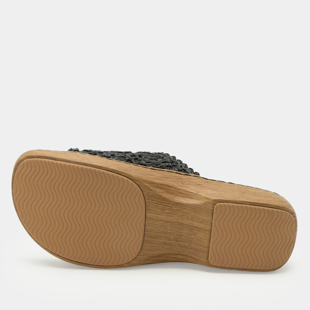 Oona Black Sandal | Alegria Shoes