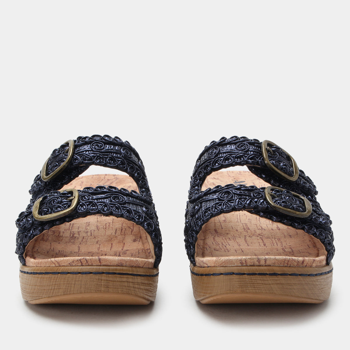 Oona Fancy Navy Sandal | Alegria Shoes