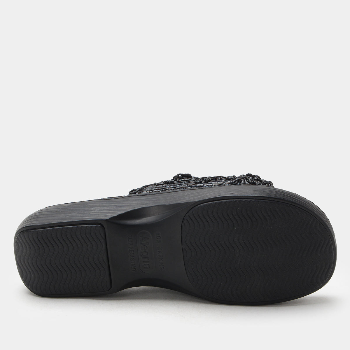 Oona Fancy Black Sandal | Alegria Shoes