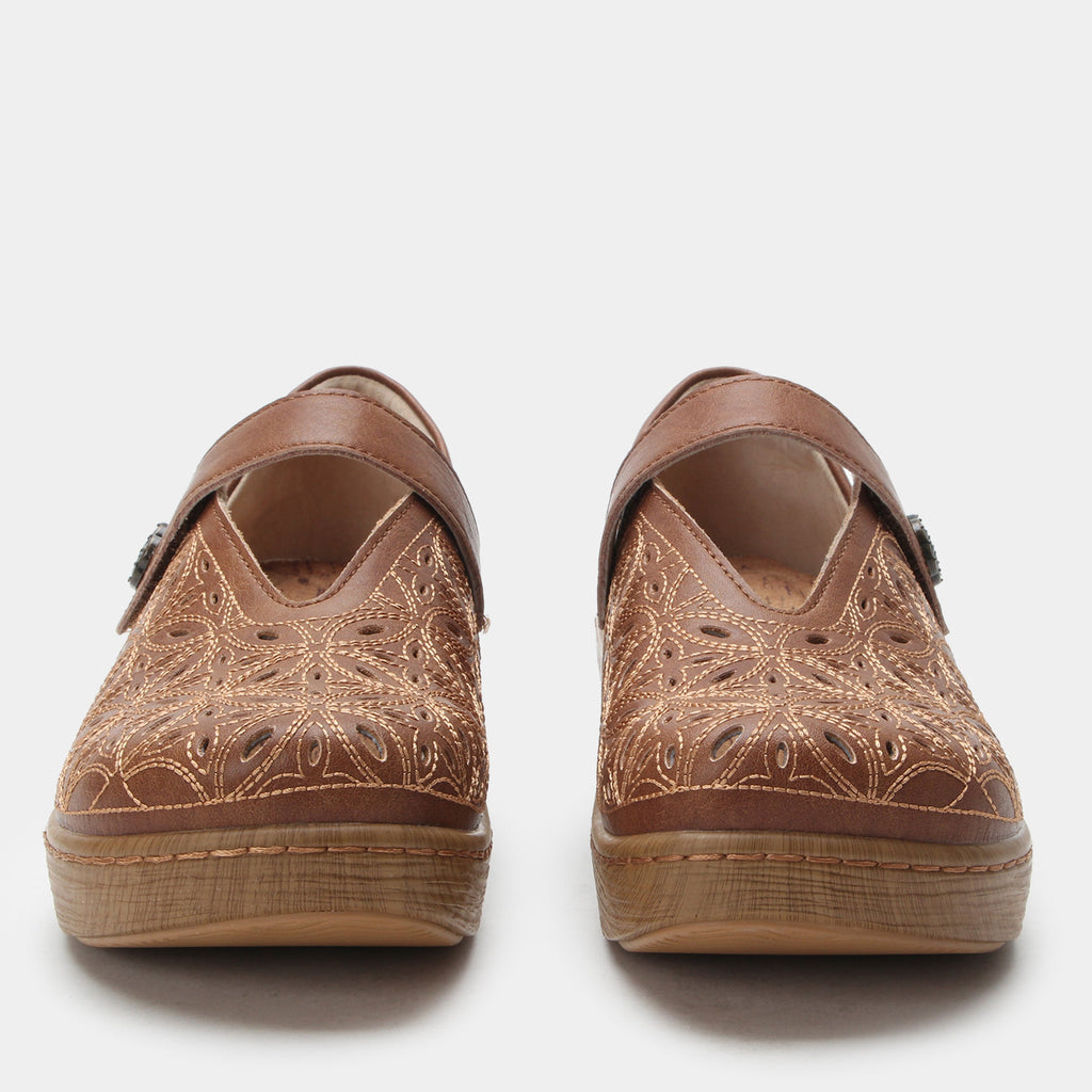 Opheliah Worn Cognac Breeze Shoe | Alegria Shoes