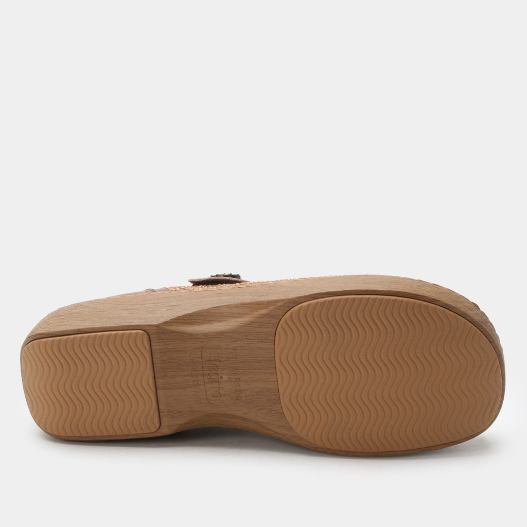 Opheliah Worn Cognac Breeze Shoe | Alegria Shoes