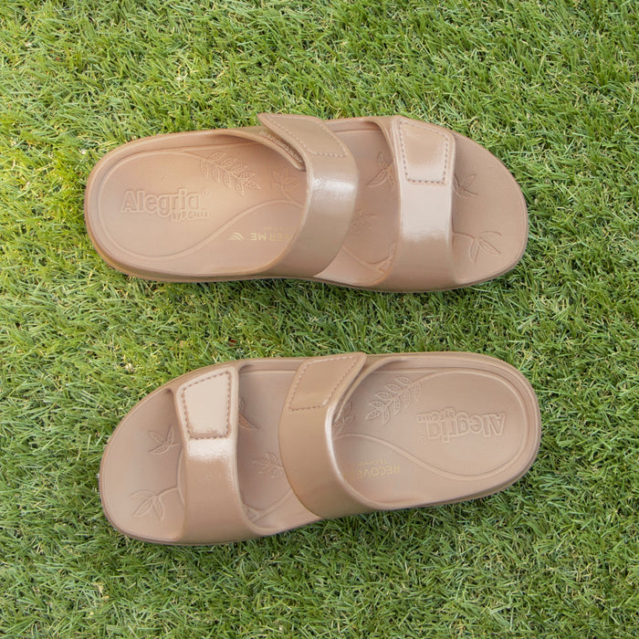 alegria Orbyt Taupe Gloss Sandal