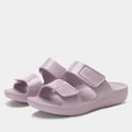 Orbyt Lilac Gloss Sandal | Alegria Shoes