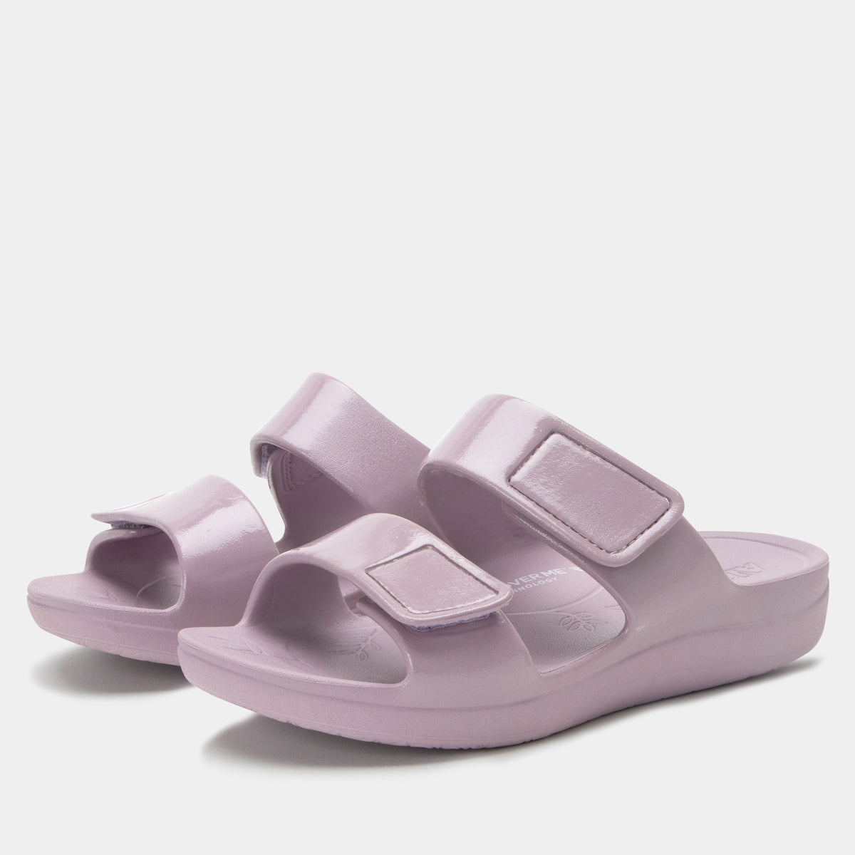 Orbyt Lilac Gloss Sandal | Alegria Shoes
