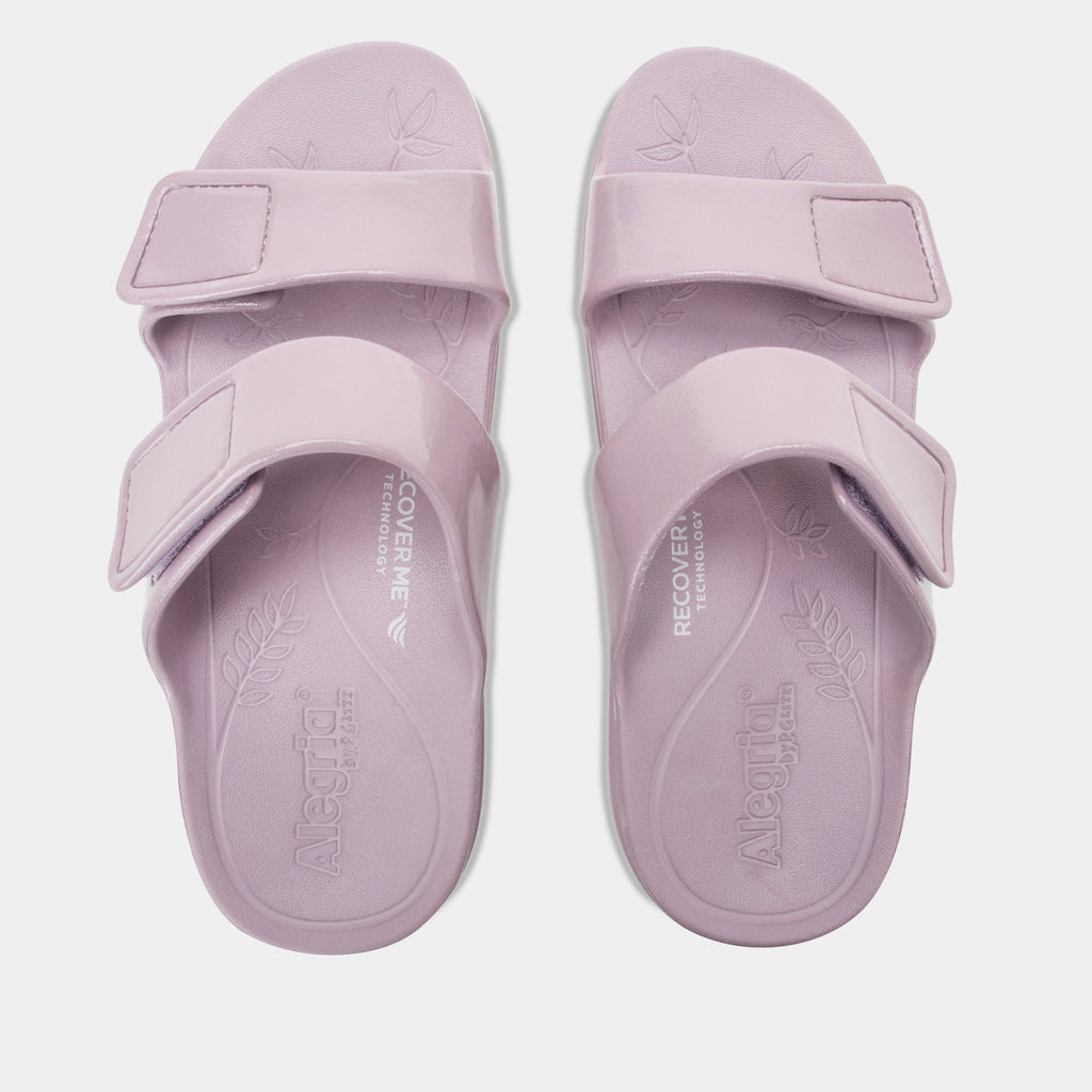 Orbyt Lilac Gloss Sandal | Alegria Shoes