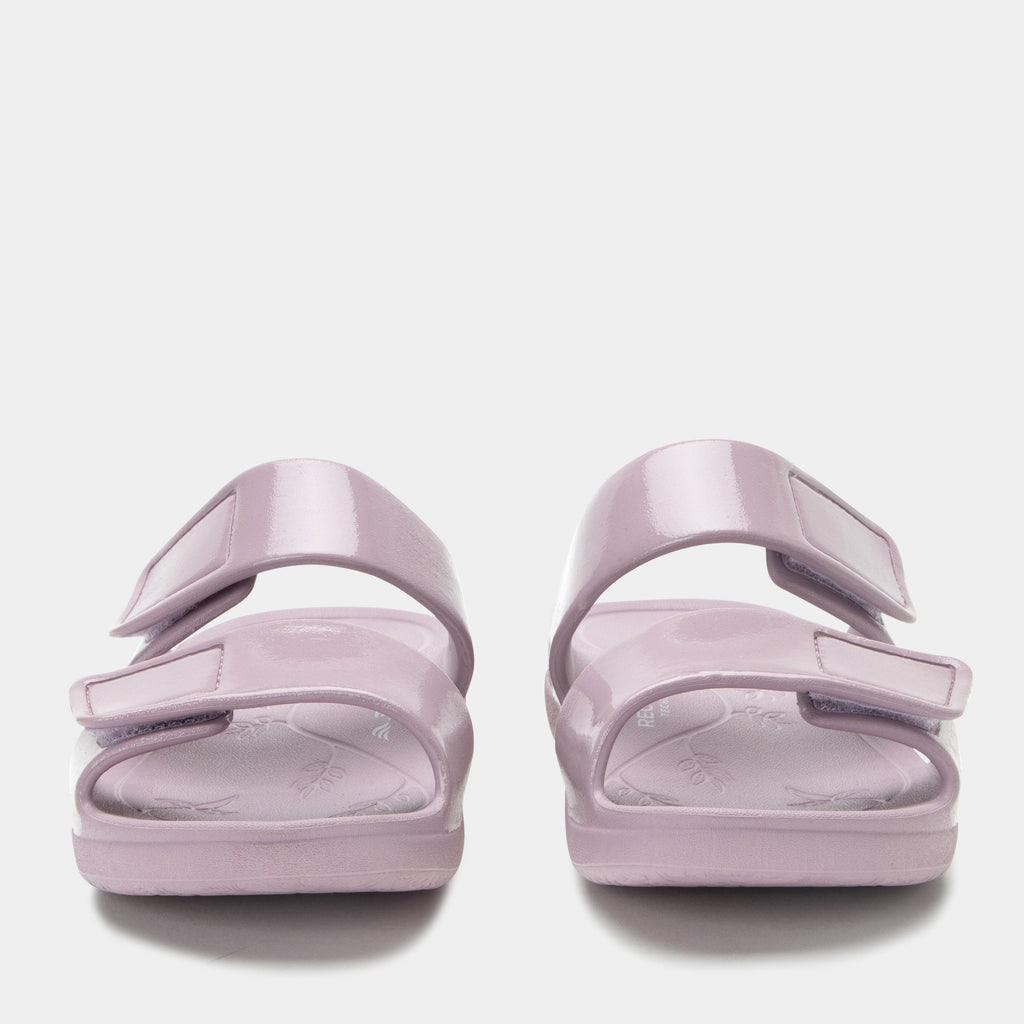 Orbyt Lilac Gloss Sandal | Alegria Shoes
