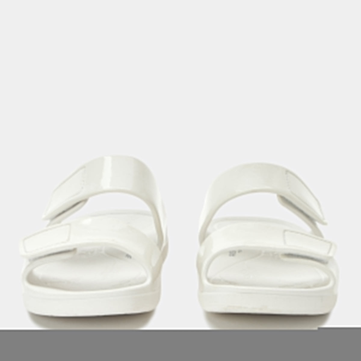 Orbyt White Gloss Sandal | Alegria Shoes