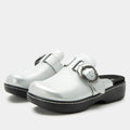 Osmosis Silver White Shoe | Alegria Shoes