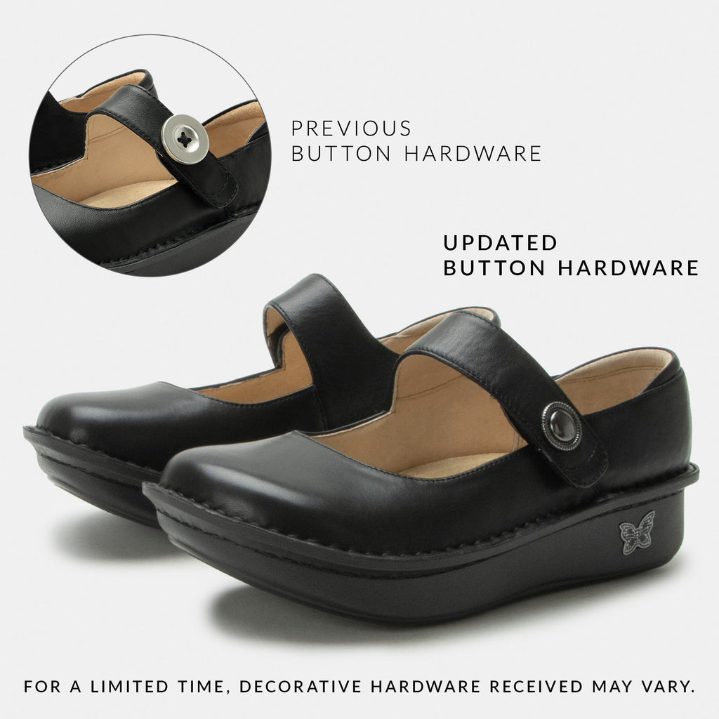 Paloma Black Nappa Mary Jane | Alegria Shoes