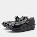 Paloma Black Crinkle mary-jane shoe