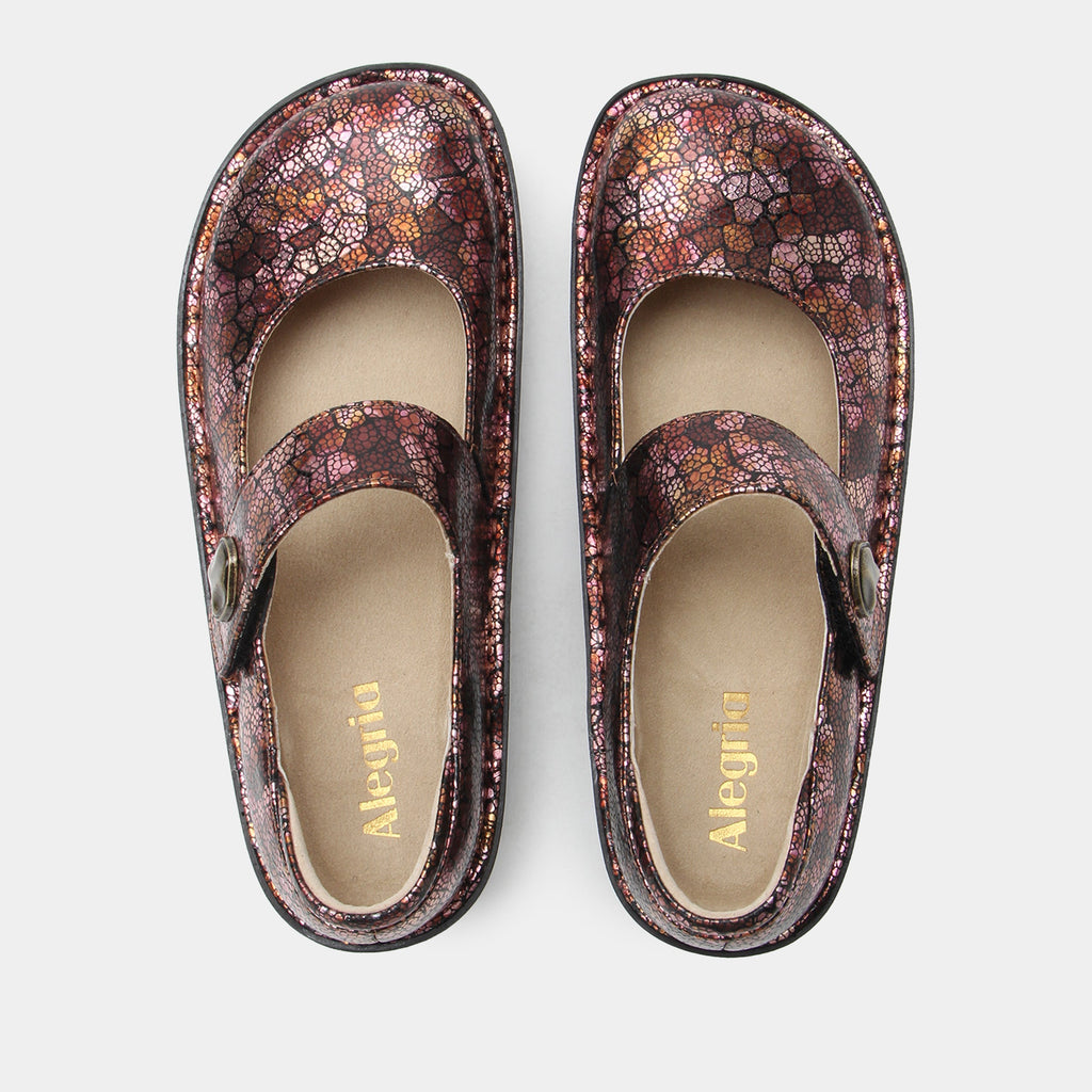 Paloma Bronze Fusion Mary Jane | Alegria Shoes