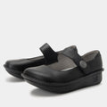 Paloma Oiled Black Mary Jane | Alegria Shoes