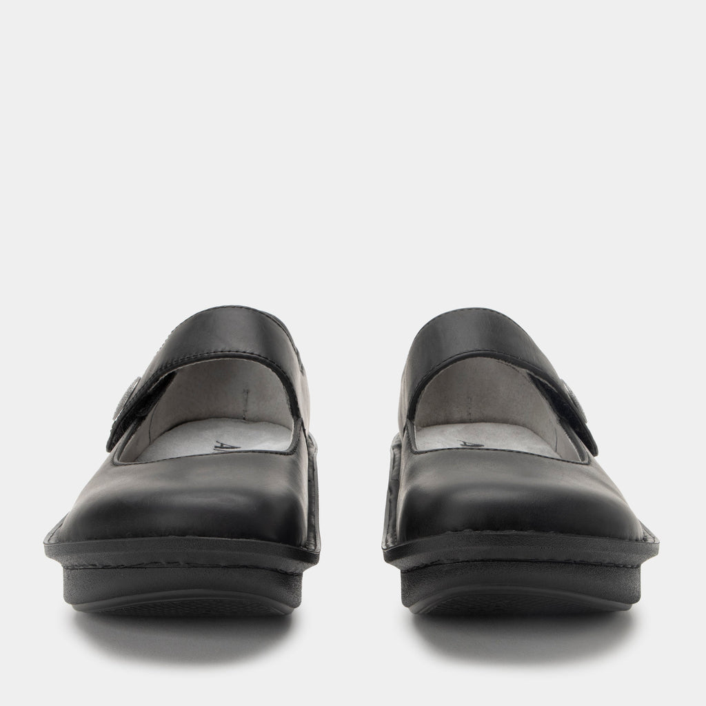 Paloma Oiled Black Mary Jane | Alegria Shoes