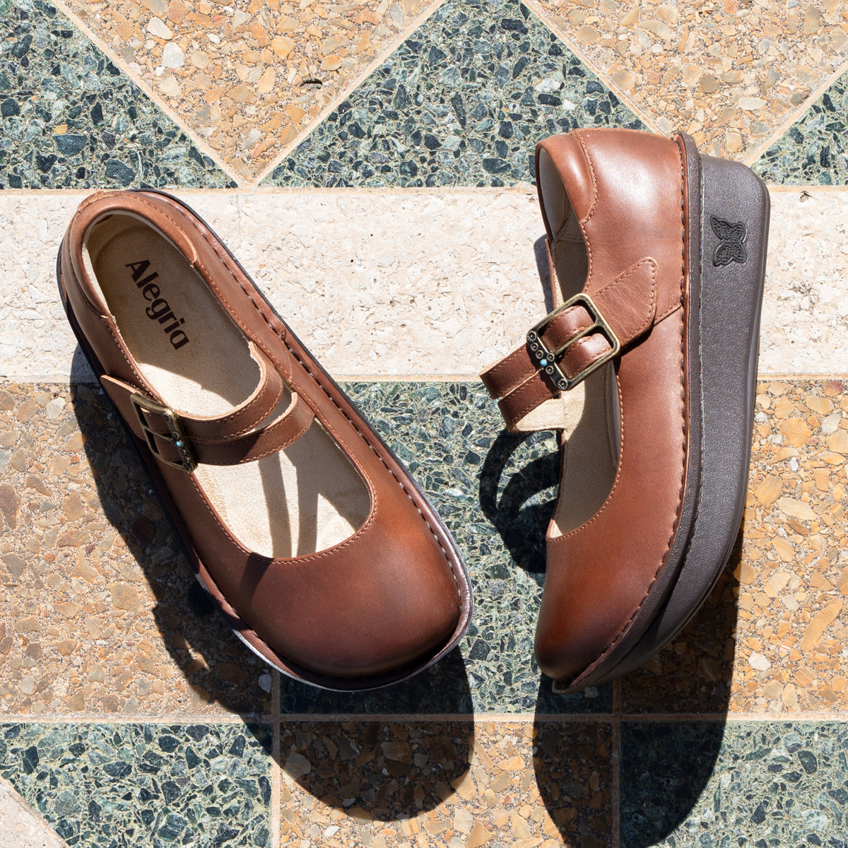 Paloma Chestnut mary-jane shoe 