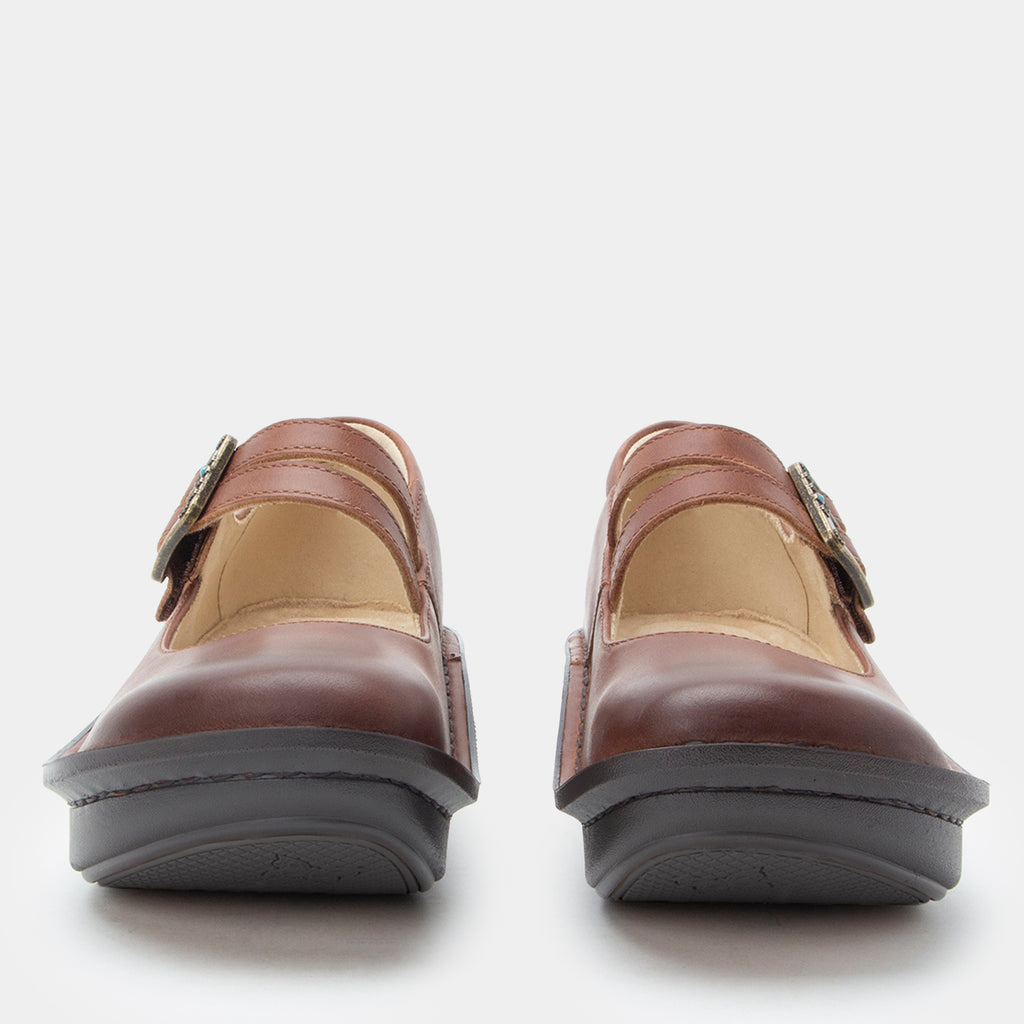 Paloma Chestnut mary-jane shoe 