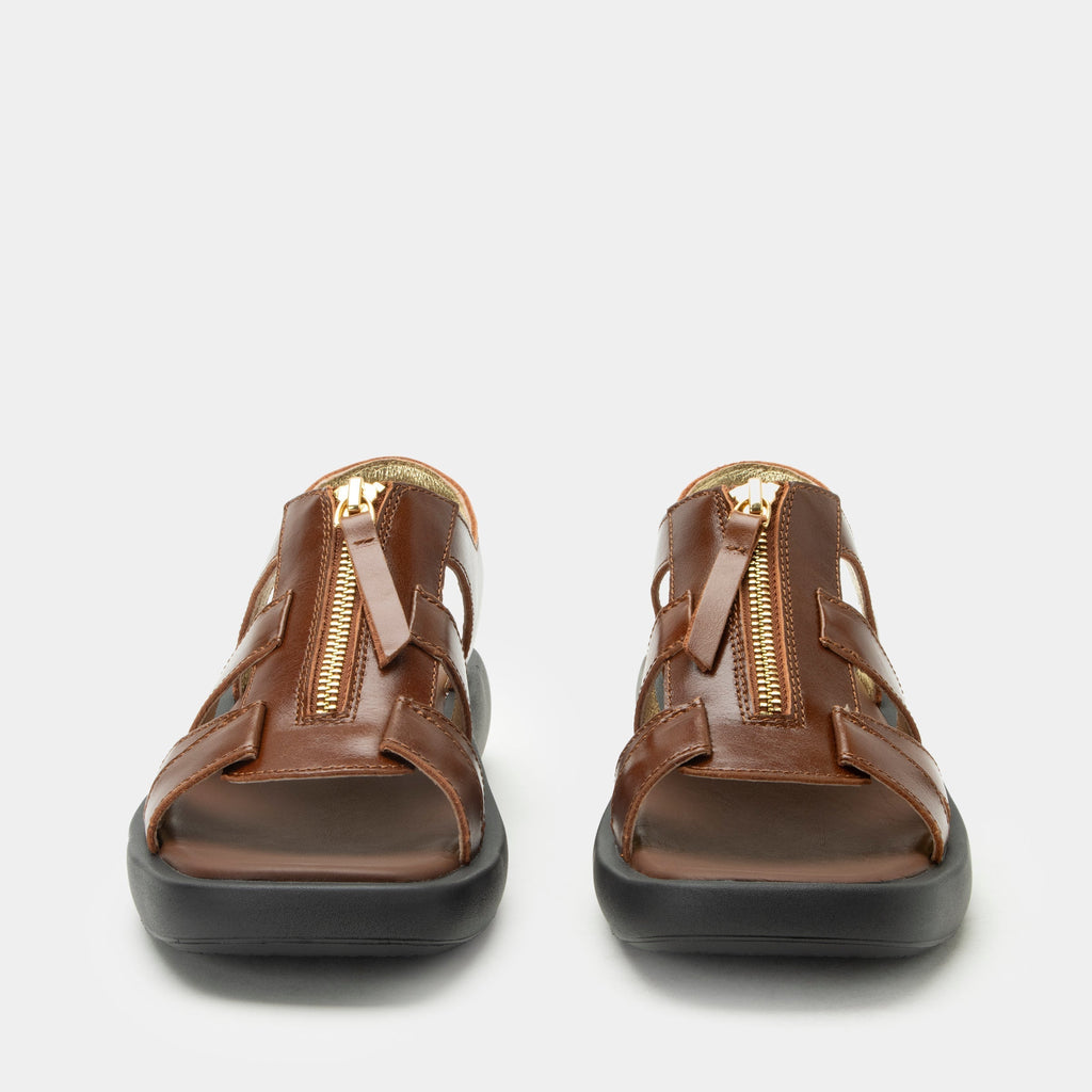 Palmer Marrone Sandal | Alegria Shoes