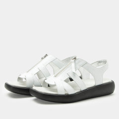 Palmer White Sandal
