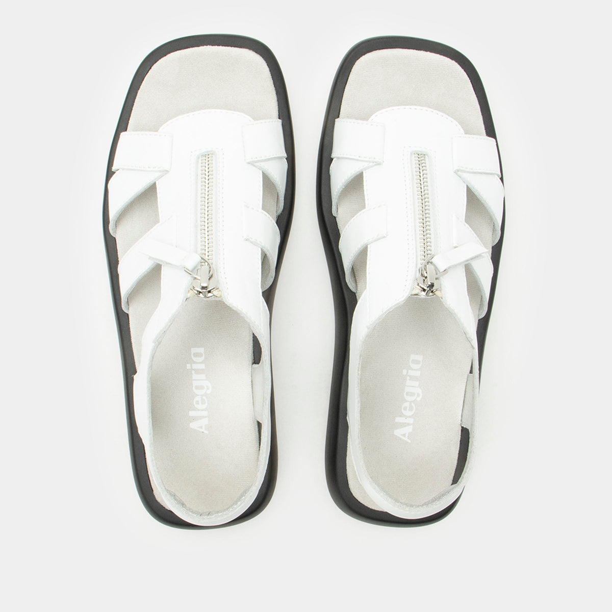 Palmer White Sandal | Alegria Shoes