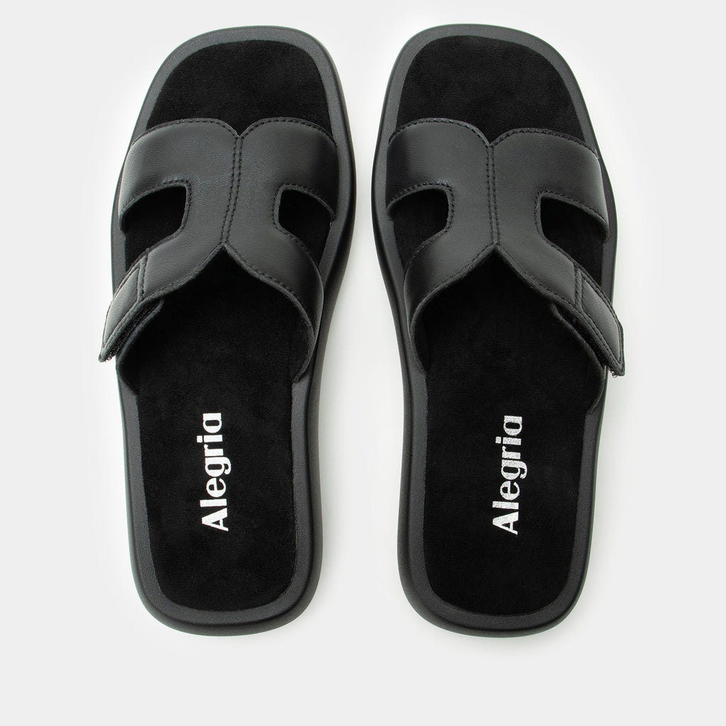 Portia Black Sandal | Alegria Shoes