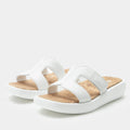Portia All White Sandal | Alegria Shoes