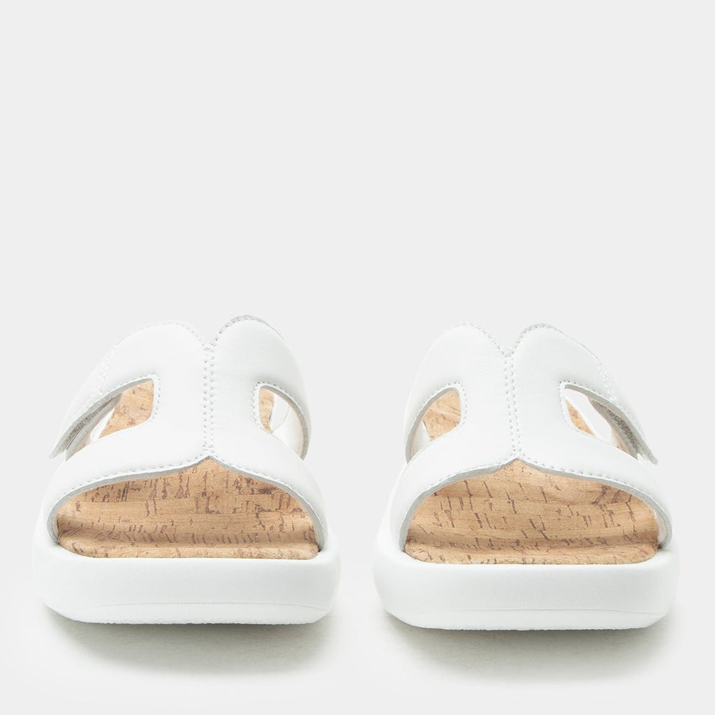 Portia All White Sandal | Alegria Shoes