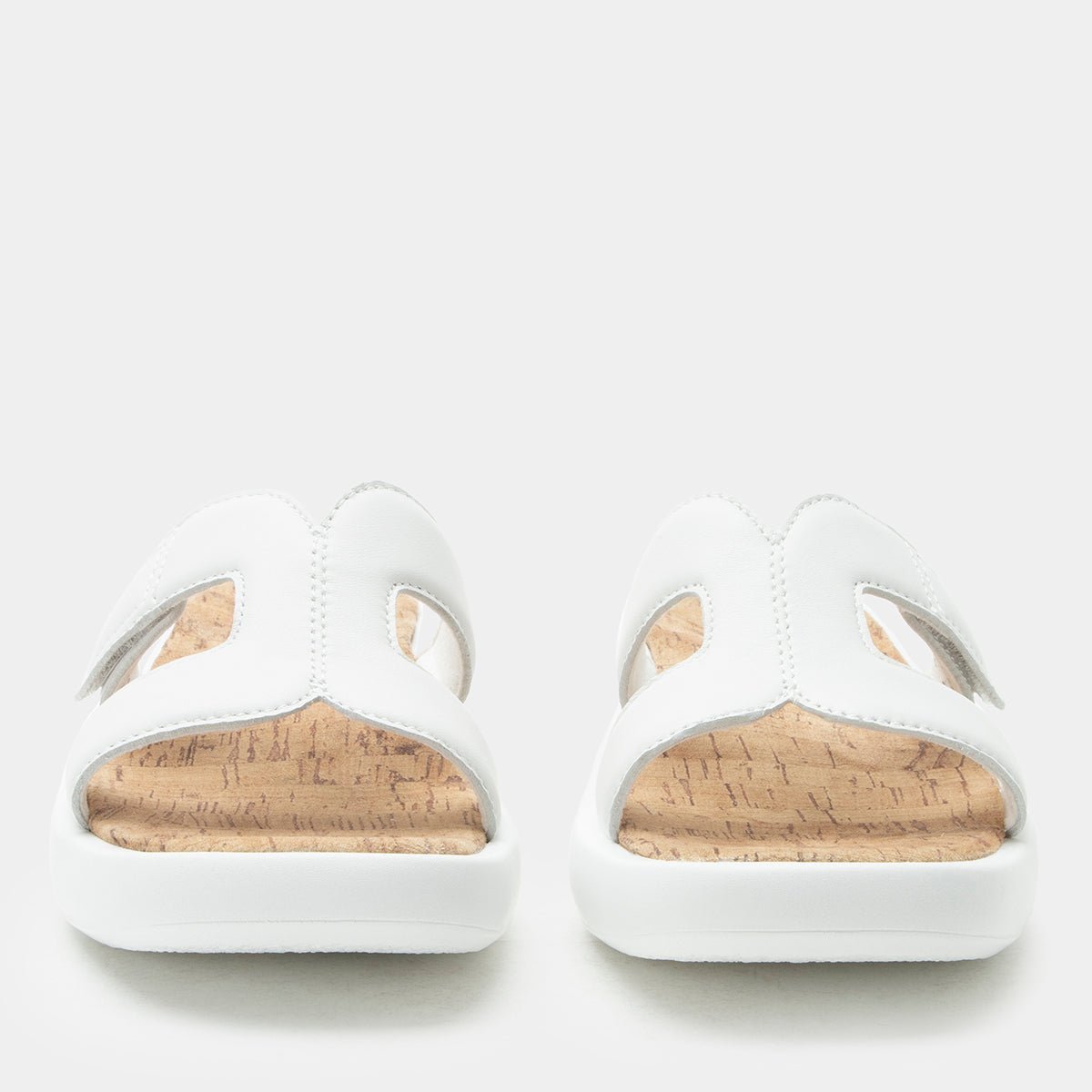 Portia All White Sandal | Alegria Shoes