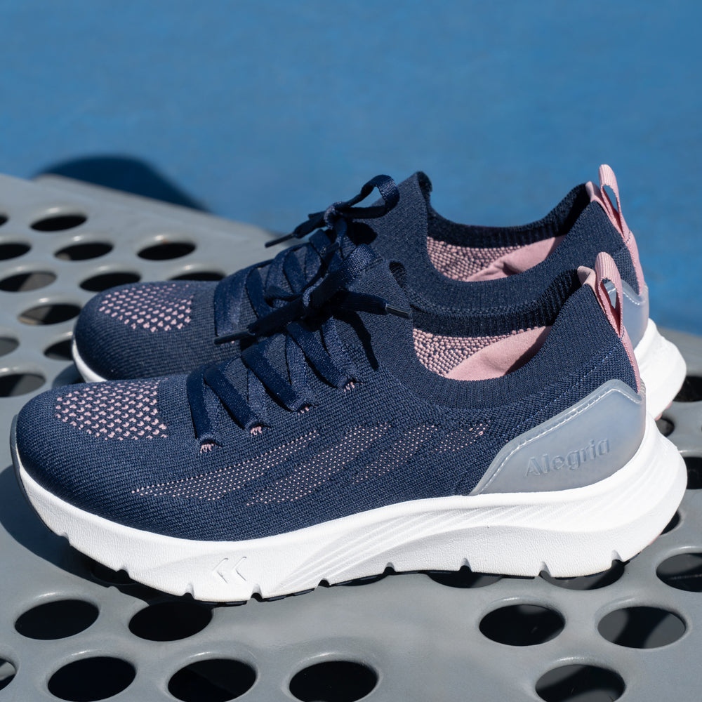 Regale Blush Navy Shoe | Alegria Shoes