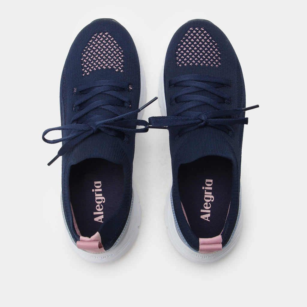 Regale Blush Navy Shoe | Alegria Shoes