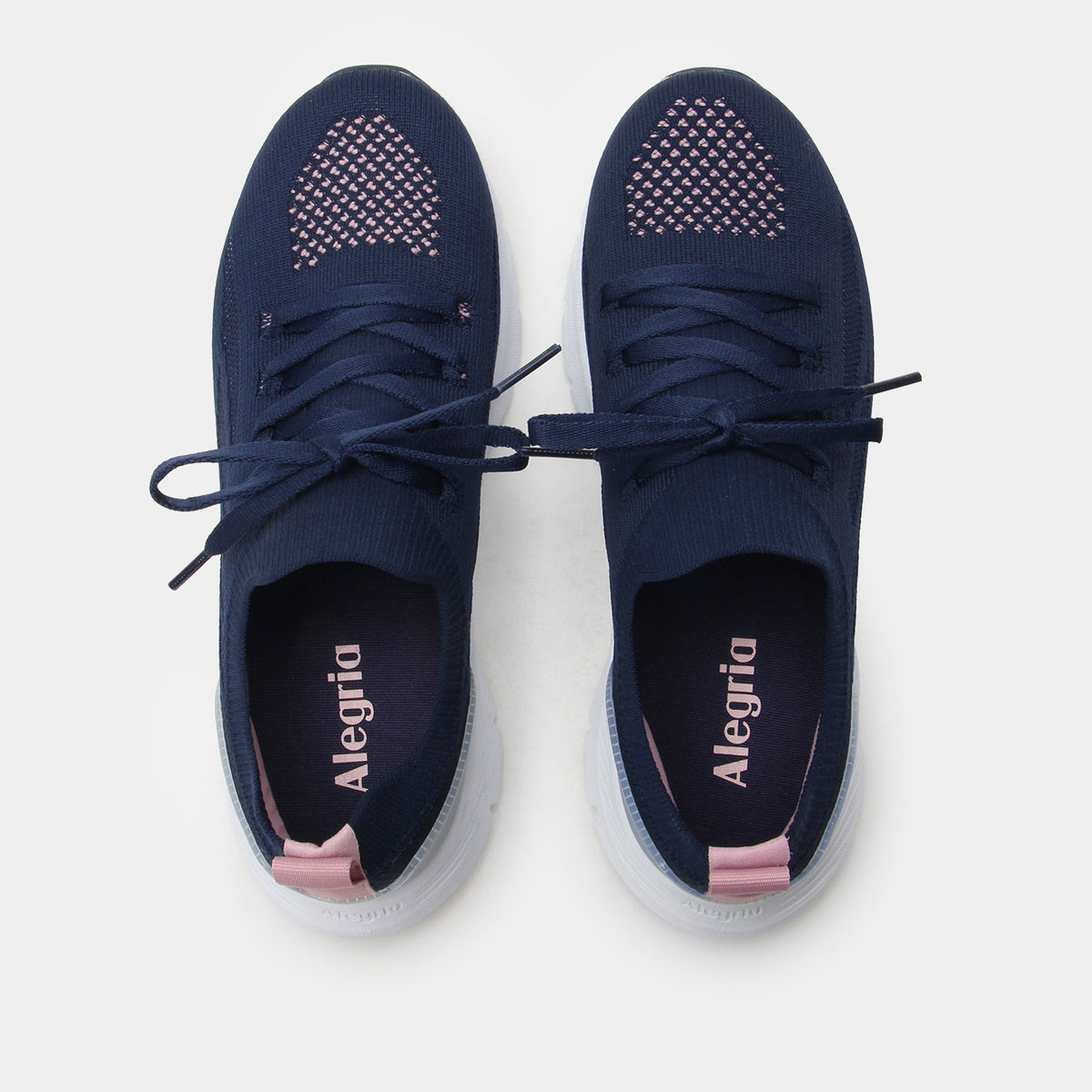 Regale Blush Navy Shoe | Alegria Shoes