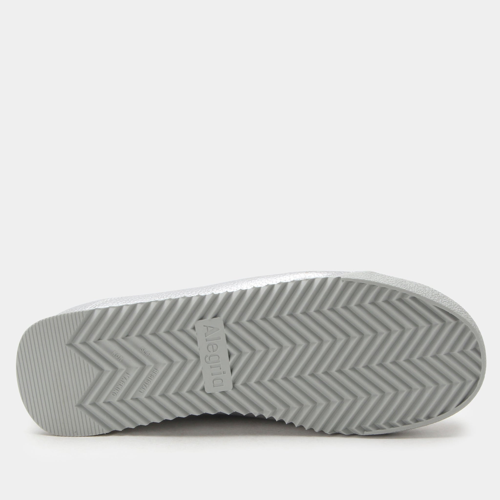 (取寄) アレグリア レディース  Alegria women Reah White Reah Silver Shoe - Alegria Shoes