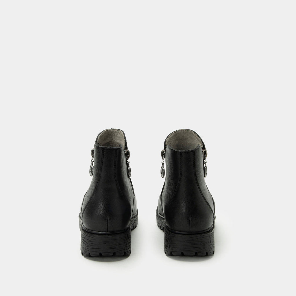 Rorie Black Bird Boot | Alegria Shoes