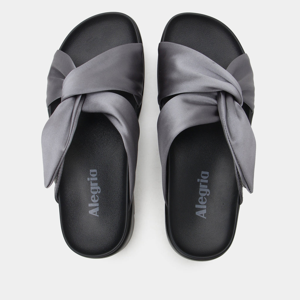 Rylie Gunmetal Sandal | Alegria Shoes