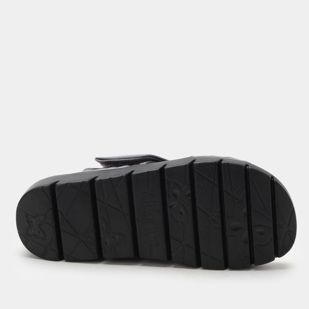 Rylie Gunmetal Sandal | Alegria Shoes