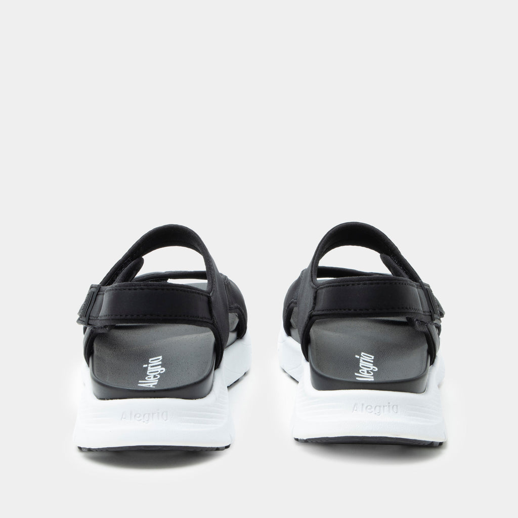 Sandie Black Top sandal | Black sandal with adjustable straps and EVA Rebounce outsole.