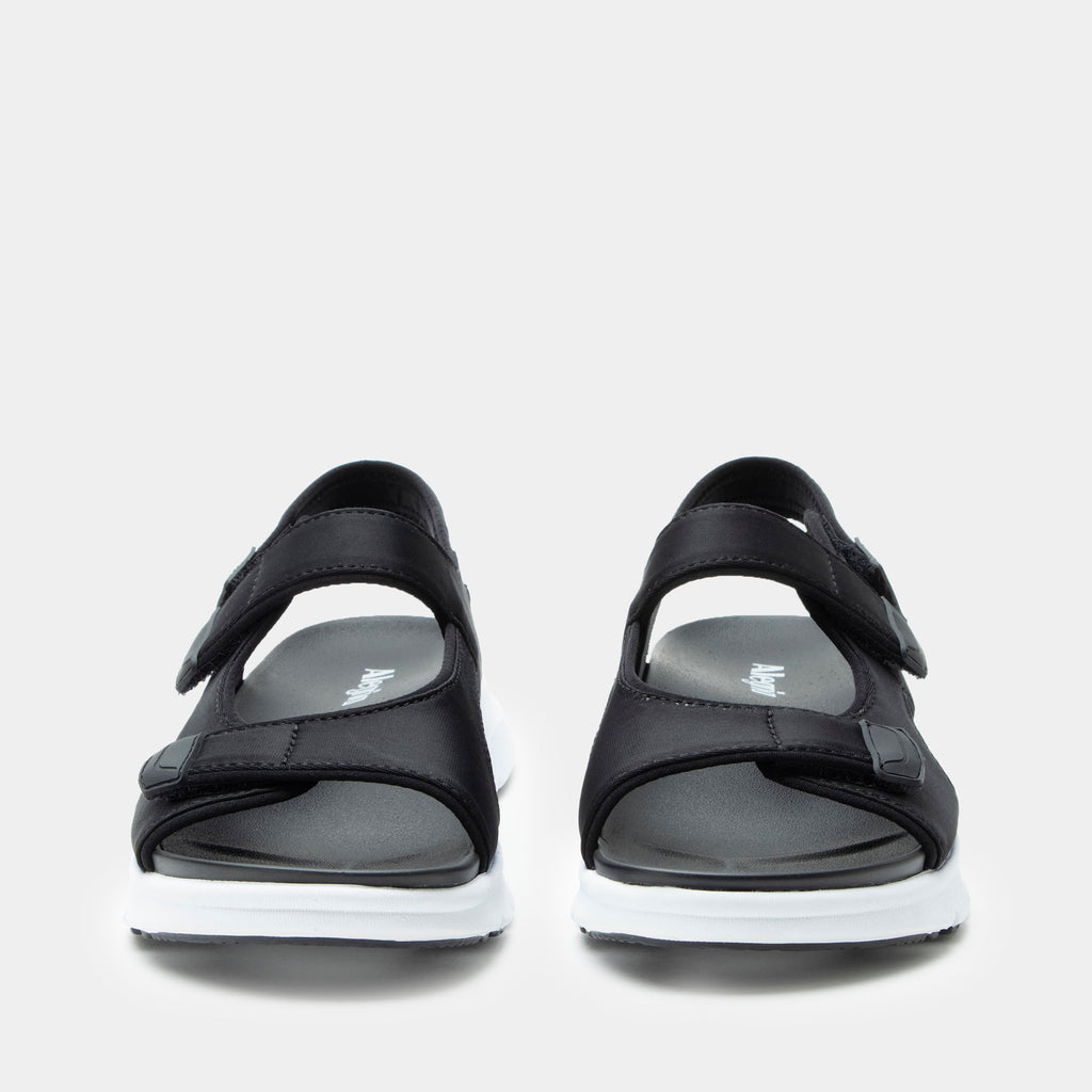 Sandie Black Top sandal | Black sandal with adjustable straps and EVA Rebounce outsole.