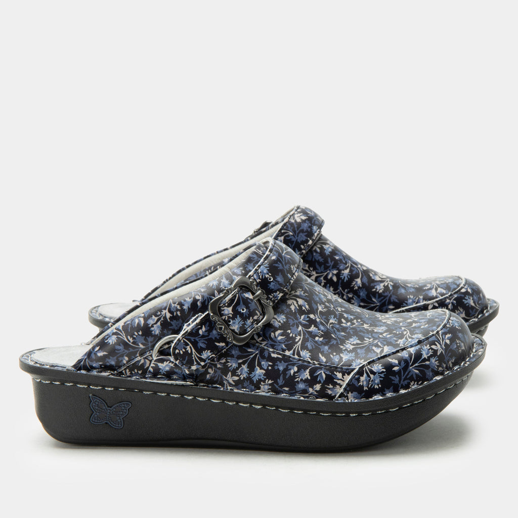 Seville Indigo Ivy Clog | Alegria Shoes