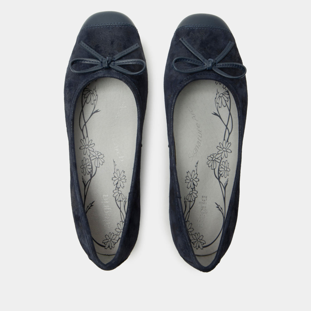 Talya Navy Mist Shoe | Alegria Shoes