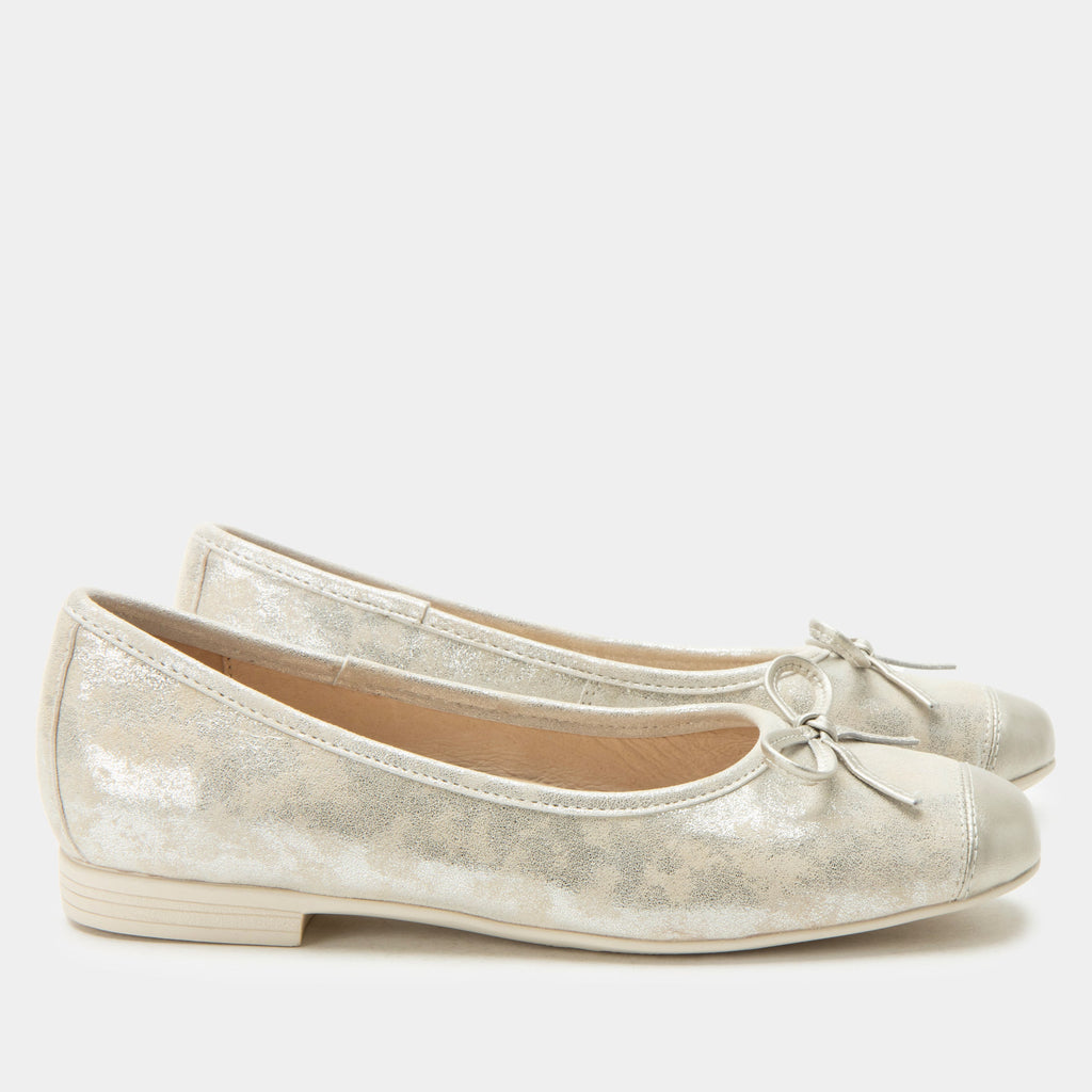 Talya Champagne Mist Shoe | Alegria Shoes