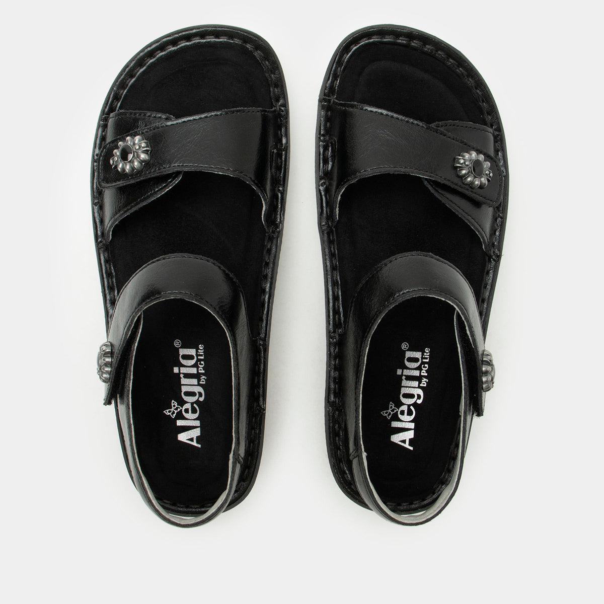 Vienna Black Sapphire Sandal | Alegria Shoes