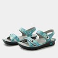 Vienna Aqua Flora Sandal | Alegria Shoes