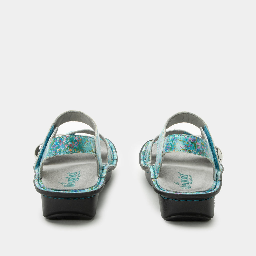 Vienna Aqua Flora Sandal | Alegria Shoes