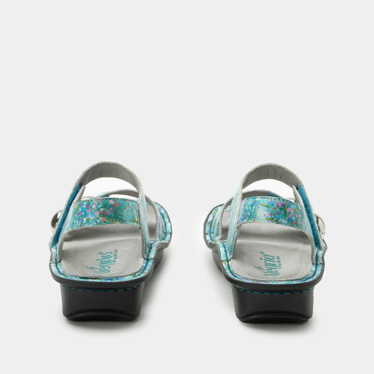 Vienna Aqua Flora Sandal | Alegria Shoes
