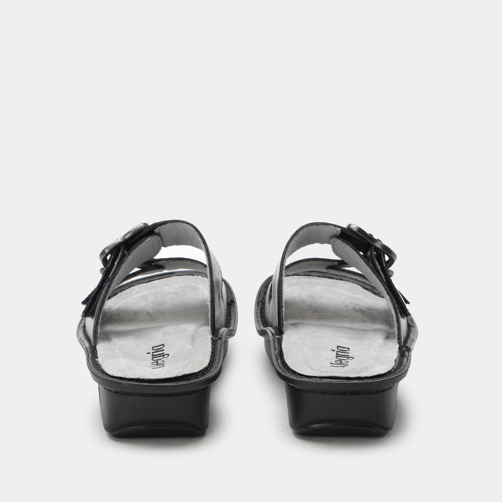 Verah Black Sandal | Alegria Shoes