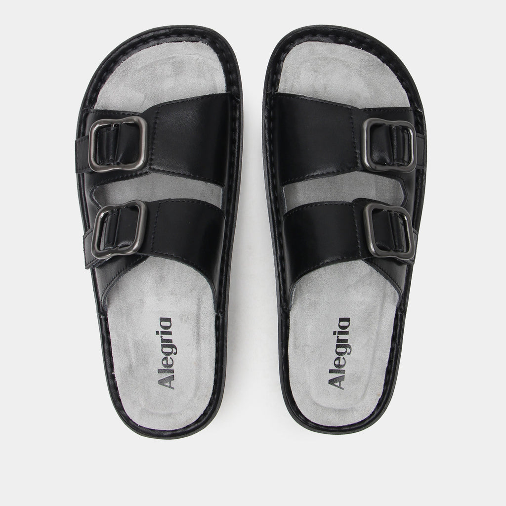 Verah Black Sandal | Alegria Shoes