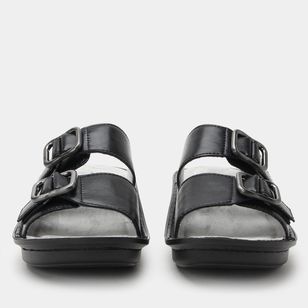 Verah Black Sandal | Alegria Shoes