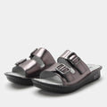 Verah Pewter Power Sandal | Alegria Shoes
