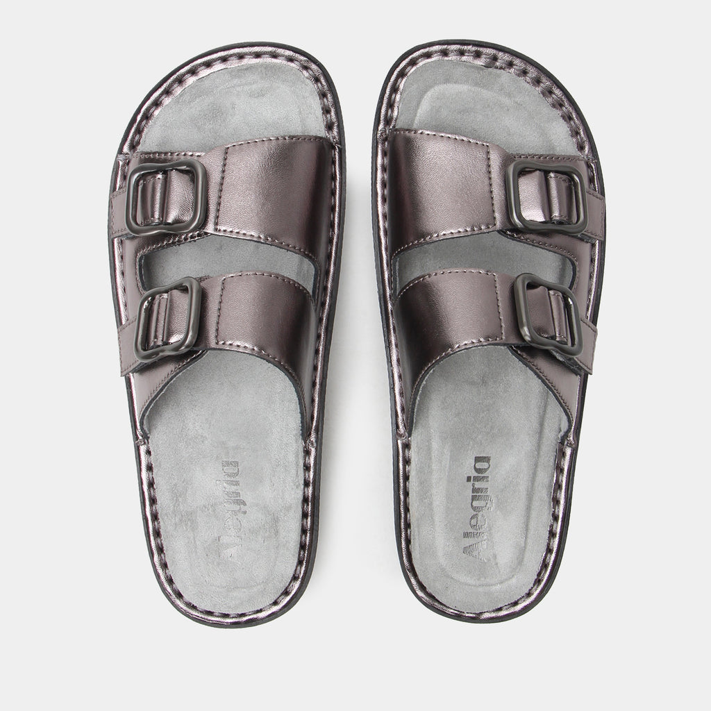 Verah Pewter Power Sandal | Alegria Shoes