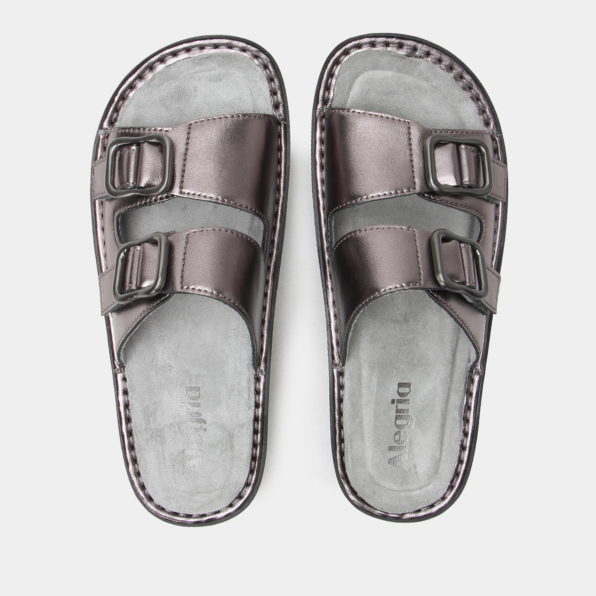 Verah Pewter Power Sandal | Alegria Shoes