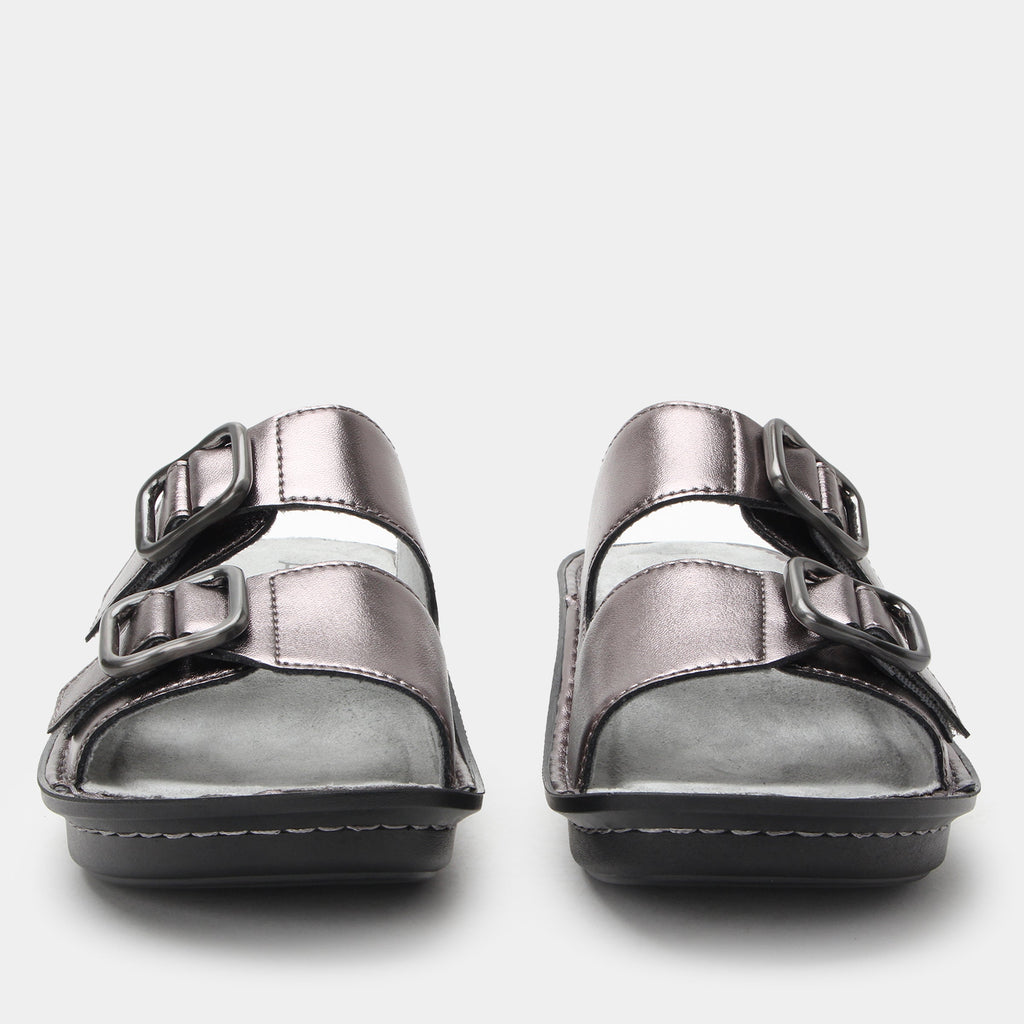 Verah Pewter Power Sandal | Alegria Shoes
