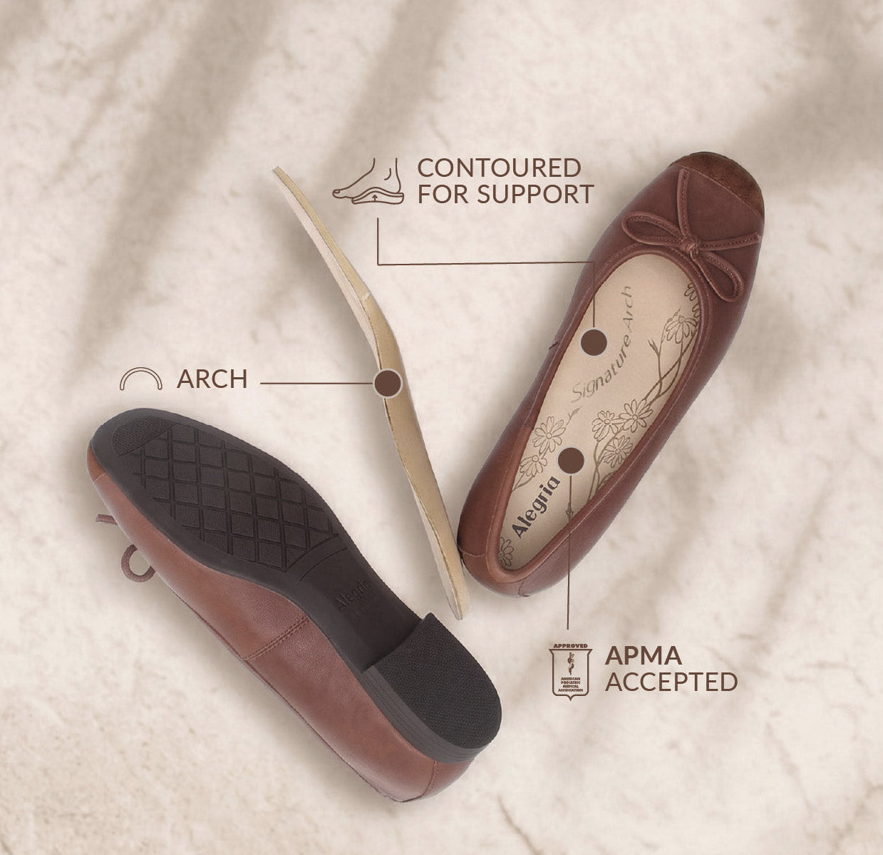Talya Navy Mist Shoe Alegria Shoes